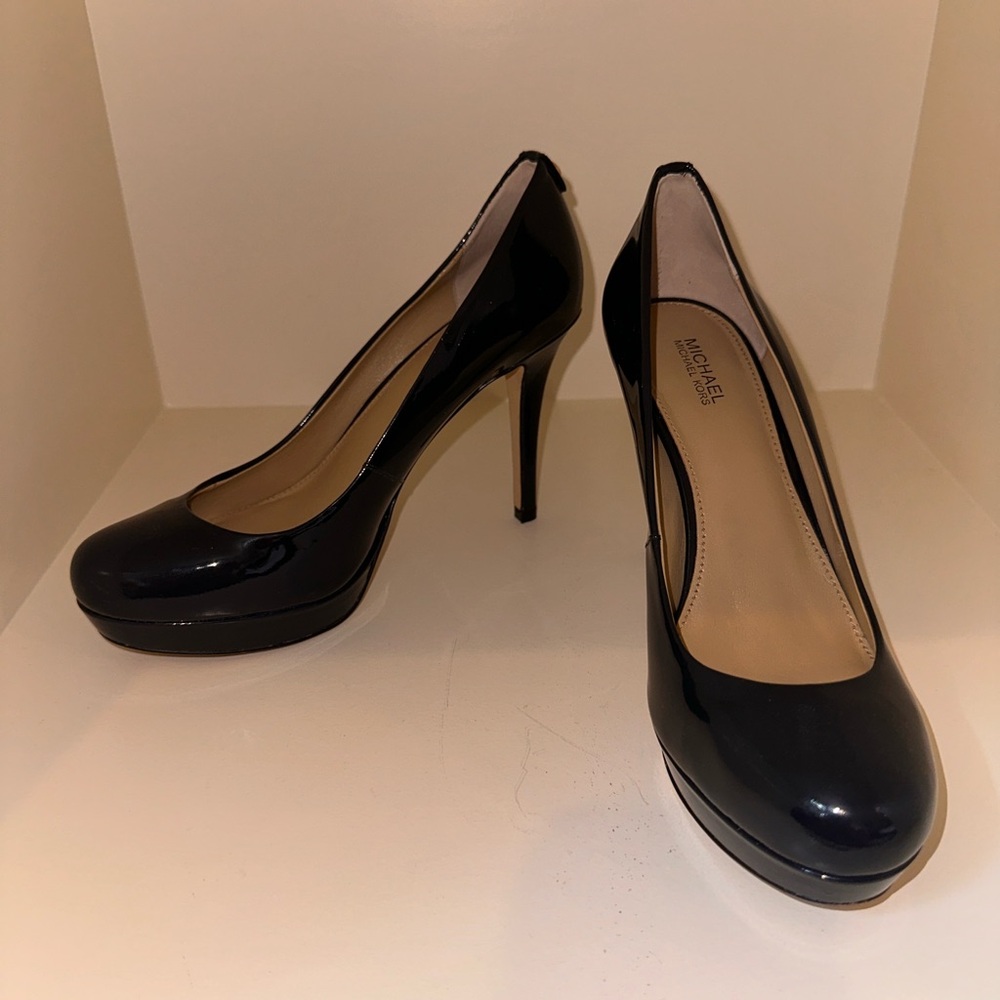 Michael Kors Glossy Black Heels